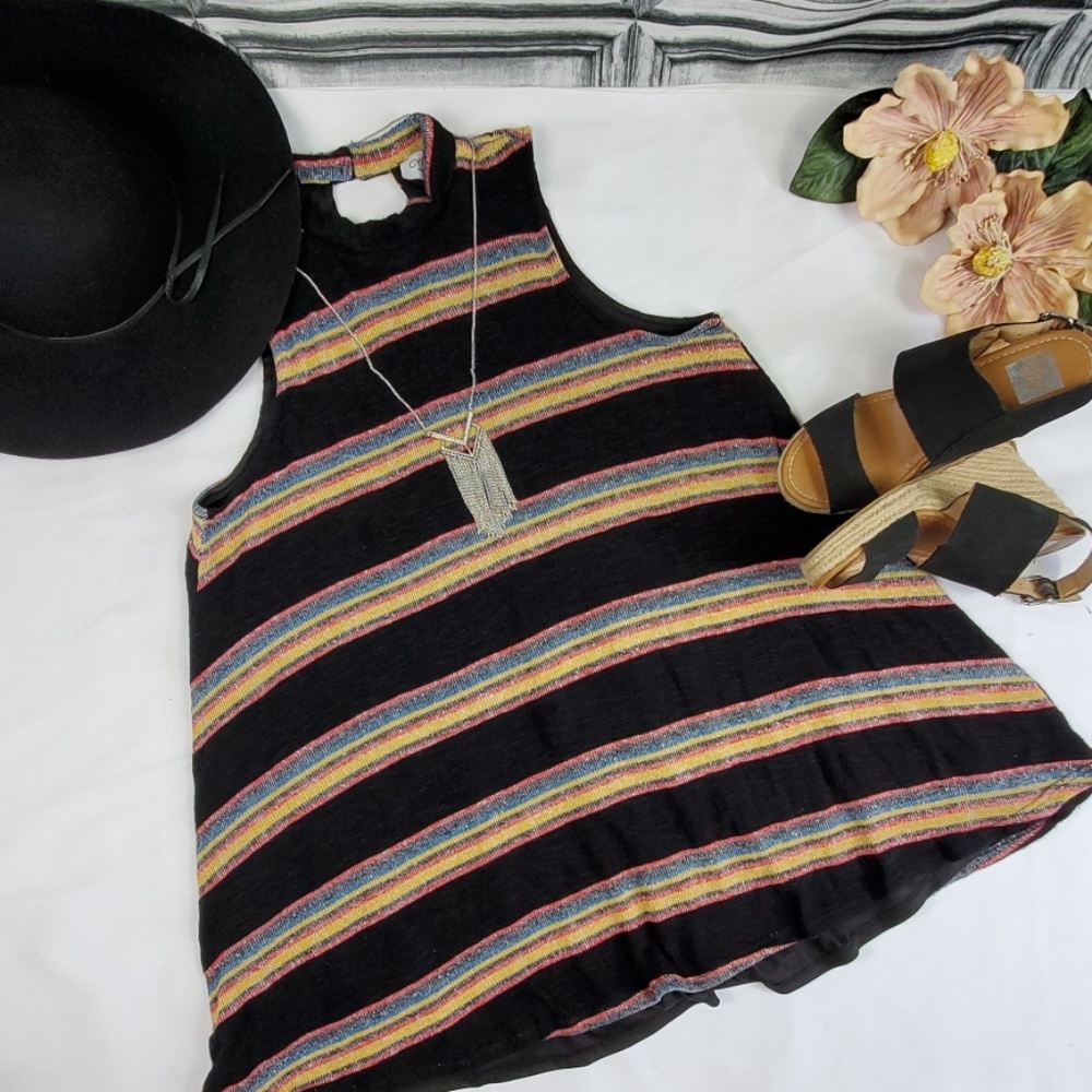 Gypsy warrior sleeveless swing Dress. (L)